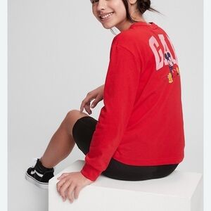 GAP Kids Red Long Sleeve Shirt